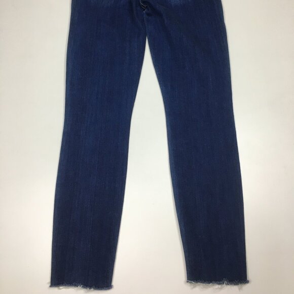 PAIGE Orson Wash Verdugo Ankle Raw Edge Hem 5 Pocket Logo Hardware Jeans - Picture 11 of 11